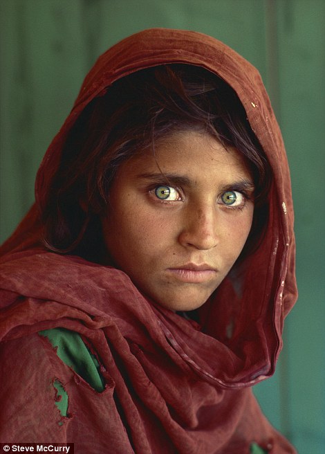 ������ս�������������Sharbat Gula ��ʷ�ٷ� ����Steve McCurry������1985�꣩