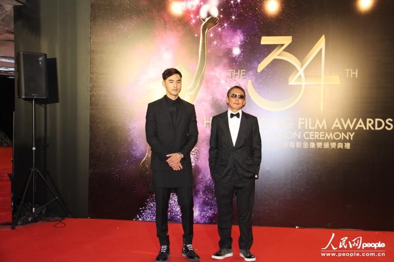 22、第34屆香港電影金像獎頒獎典禮 阮經天、鈕承澤（攝影：陳瑤）